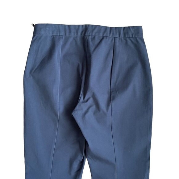 Everlane Side Zip Stretch Cotton Pant Womens Sz 10 Gray Ankle Fit Minimalist - Picture 9 of 10